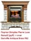Классический портал для камина Dimplex Pierre Luxe белый (для классика Opti-Myst, Optiflame) M22075 - фото 4759547