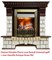 Классический портал для камина Dimplex Pierre Luxe белый (для классика Opti-Myst, Optiflame) M22075 - фото 4759548