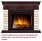 Широкий портал Firelight Bricks 25 кирпич Бежевый/шпон Тёмный дуб M98539 - фото 4759731