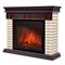 Широкий портал Firelight Bricks 25 кирпич Бежевый/шпон Тёмный дуб M98539 - фото 4759732