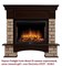 Широкий портал Firelight Forte Wood 25 камень коричневый, шпон темный дуб M231514 - фото 4760056