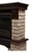 Широкий портал Firelight Forte Wood 25 камень коричневый, шпон темный дуб M231514 - фото 4760059