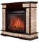 Широкий портал Firelight Scala 30 камень сланец скалистый бурый, шпон тёмный дуб M231470 - фото 4760171
