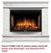 Широкий портал Firelight Scala 25 камень сланец скалистый белый, шпон белый дуб M231407 - фото 4760411