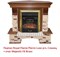 Угловой классический портал Royal Flame Pierre Luxe угл. Сланец под классический очаг (Темный дуб) M31475 - фото 4761199