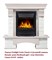 Угловой классический портал Firelight Forte Classic U (угловой) камень белый, шпон белёный дуб M231359 - фото 4761268