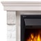Угловой классический портал Firelight Forte Classic U (угловой) камень белый, шпон белёный дуб M231359 - фото 4761270