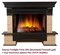 Угловой широкий портал Firelight Forte 30U (Бежевый/Темный дуб) M46560 - фото 4761305