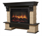 Угловой широкий портал Firelight Forte 30U (Бежевый/Темный дуб) M46560 - фото 4761306