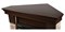 Угловой широкий портал Firelight Forte Wood 25U (угловой) камень коричневый, шпон темный дуб M231585 - фото 4761312