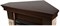 Угловой широкий портал Firelight Forte Wood 30U (угловой) камень коричневый, шпон темный дуб M231486 - фото 4761319