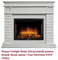 Угловой широкий портал Firelight Bricks 25U (угловой) камень белый, белая эмаль M231412 - фото 4761361