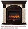Угловой широкий портал Firelight Torre 25U Слоновая кость/Темный дуб M46561 - фото 4761364