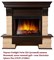 Угловой широкий портал Firelight Forte 25U (угловой) камень бежевый, шпон темный дуб M231382 - фото 4761415