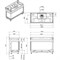 Панорамный газовый камин Faber Duet Smart L M17685 - фото 4762937
