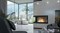 Угловая левая дровяная топка DEFRO HOME RIVA ME BL SHORT, угловое стекло слева, с водяным контуром M205748 - фото 4768498