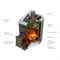 Дровяная печь TMF Компакт 2017 Carbon ДН антрацит M181022 - фото 5343292