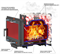 Дровяная печь ЭТНА 24 (Панорама) М Закрытая каменка M234255 - фото 5343917