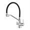Смеситель для кухни AQUANIKA COMFORT хром/черный, AQC013CRBL T0053268 - фото 5406663