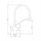 Смеситель для кухни AQUANIKA COMFORT хром/черный, AQC013CRBL T0053268 - фото 5406664