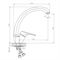 Смеситель для кухни DECOROOM DR21021 хром T0045952 - фото 5406784