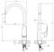Смеситель для кухни ESKO хром SPb 519 T0042799 - фото 5408302