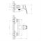 Смеситель для душа DECOROOM DR21056 хром T0045954 - фото 5412042