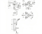 Комплект из смесителей Grohe Комплект для ванны 3 в 1 Eurosmart 2015 124446 T0012516 - фото 5428274