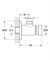 Кран для одной воды GROHE Euroeco Cosmopolitan S нажимной 36267000 T0012082 - фото 5430356