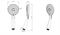 Душевой гарнитур AQUATEK Ручной душ 3jet AQ2003CR T0058760 - фото 5431079