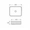 Раковина на столешницу Point квадратный Деметра 40, PN43121 T0064562 - фото 5443567