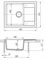 Мойка из искусственного камня Dr.Gans Техно 650 650*510 Черный T0008057 - фото 5450169