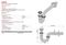 ALCA PLAST Сифон для биде A45E T0000432 - фото 5452664
