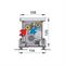 Внутрипольный конвектор Minib COIL-KT0 1250 M40587 - фото 5492493