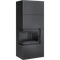 Готовый дровяной каминокомплект Kratki SIMPLE Box черный с топкой BS, левый угол M130515 - фото 5562475