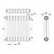 Стальной трубчатый радиатор 2-колончатый IRSAP TESI 21800/06 T30 (RR218000601A430N01) M59543 - фото 5622636
