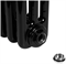 Стальной трубчатый радиатор 3-колончатый IRSAP TESI 30565/12 Т30 cod.10 (RAL9005 черный) (RR305651210A430N01) M130922 - фото 5639038