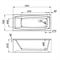Ванна акриловая Domani-Spa Rest 150х70, DS02Rt15070-01 T0046532 - фото 6092286