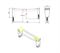 BLB Ножки металлические для ванны Unica, Europa,, APMSTDBL1 T0004137 - фото 6094300