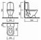 Унитаз компакт SANITA LUXE Classic Luxe сидение микролифт T0024252 - фото 6097002