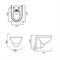 Унитаз подвесной SANITA LUXE Best SL DM сиденье микролифт, 00-00001965 T0024241 - фото 6098648