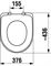 Сиденье Jika Olymp/Baltic дюропласт 93281 T0016816 - фото 6099424