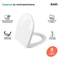 Сиденье IDDIS 042 142PPS0I31 (Soft Close) T0013571 - фото 6099574