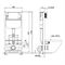 Инсталляция для унитаза AQUANIKA BASIC крепеж, шумоизоляция /113x45x12/, 10.702.450.00.00 T0042846 - фото 6100790