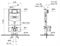 Инсталляция для унитаза VITRA Slim 748-5800-01 T0029944 - фото 6100869