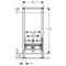 Инсталляция для биде Geberit 111.520.00.1 DUOFIX T0011170 - фото 6101301